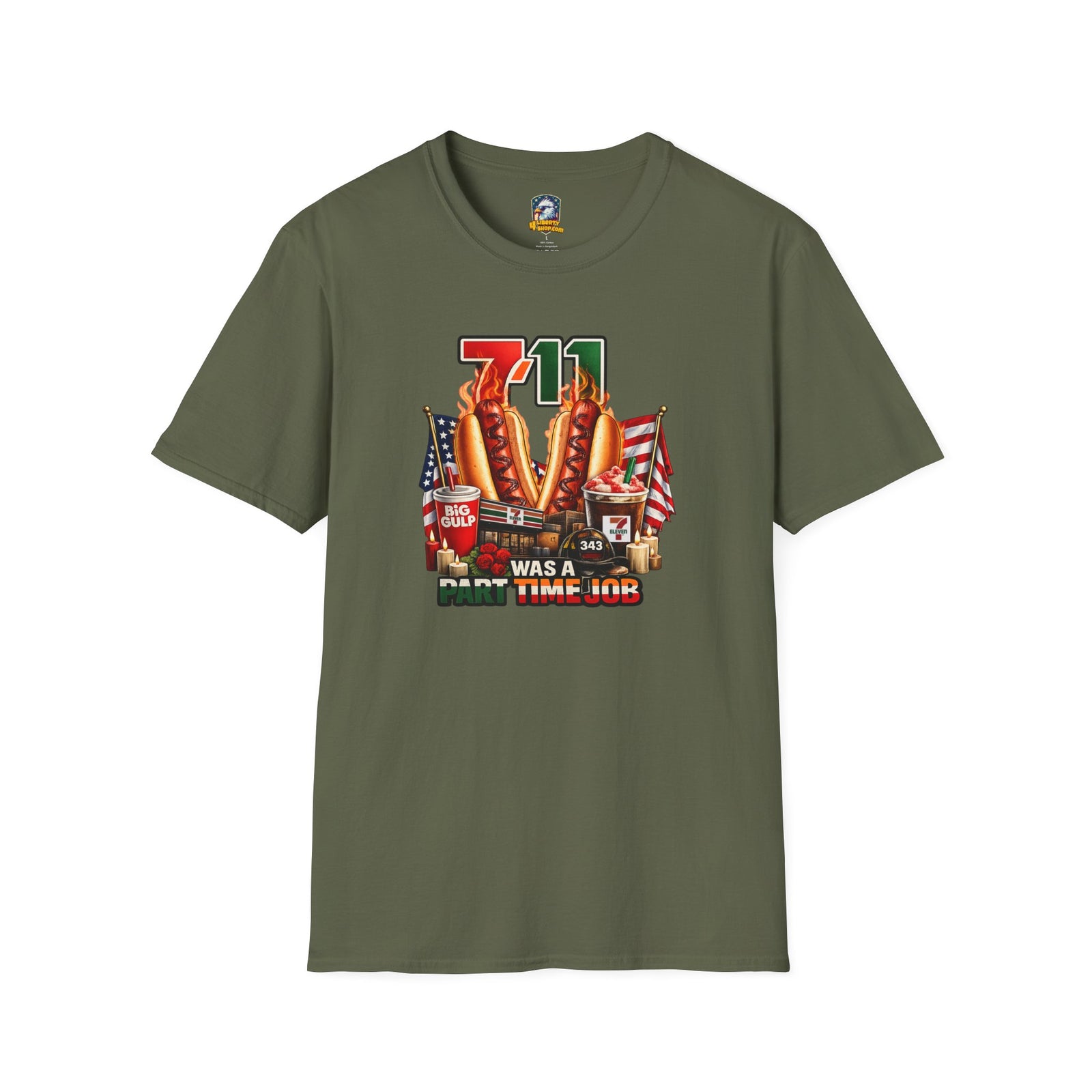 7-11 Was a Part Time Job T-Shirt — Retro Convenience Store Nostalgia Tee