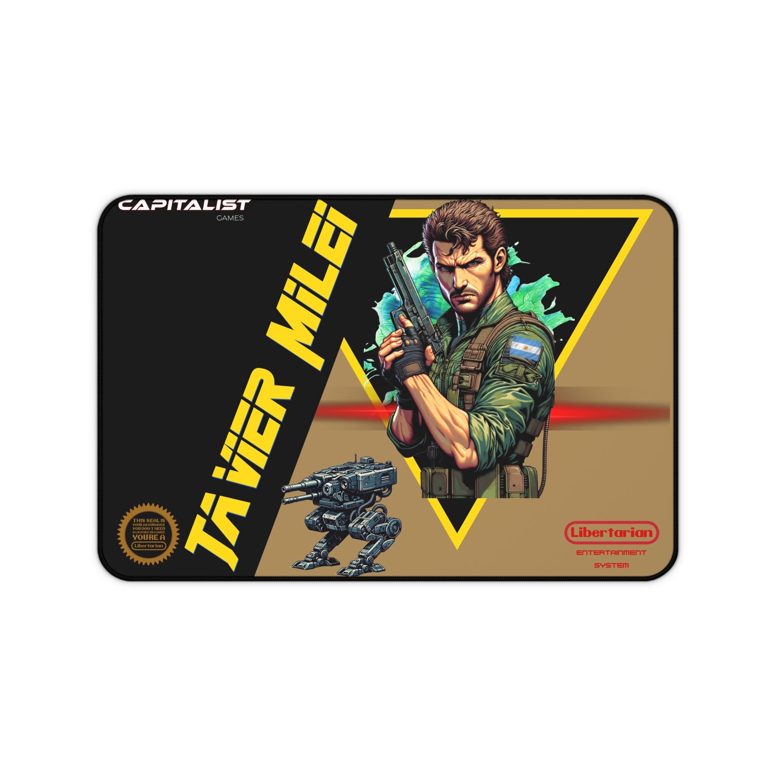 Javier Milei: Capitalist Commando Desk Mat