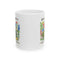 Ceramic Mug — "Spread Liberty Like Wildflowers" Floral Coffee Cup