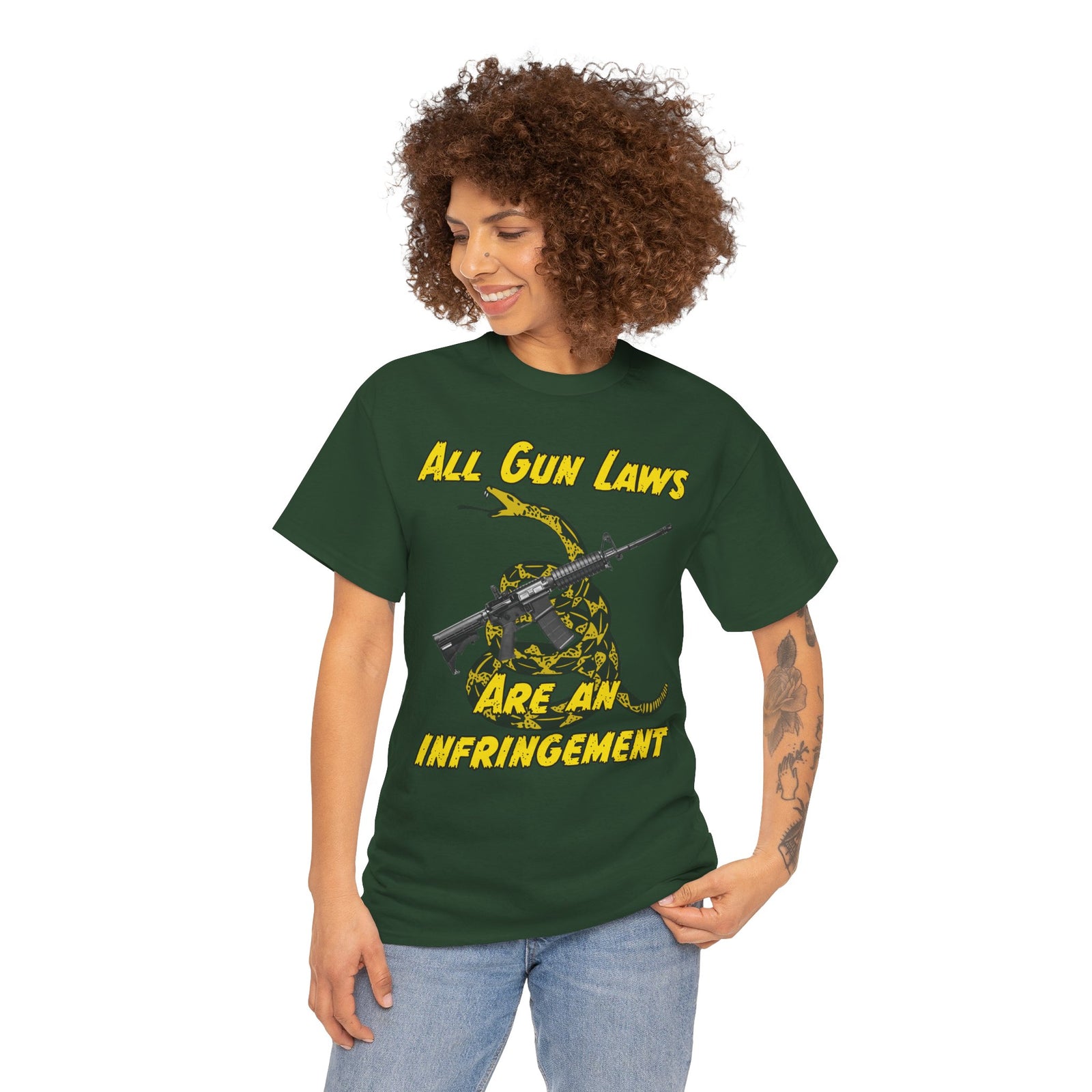 Judge Nap: All Gun Laws Are Infringements AR15 Gadsden T-Shirt