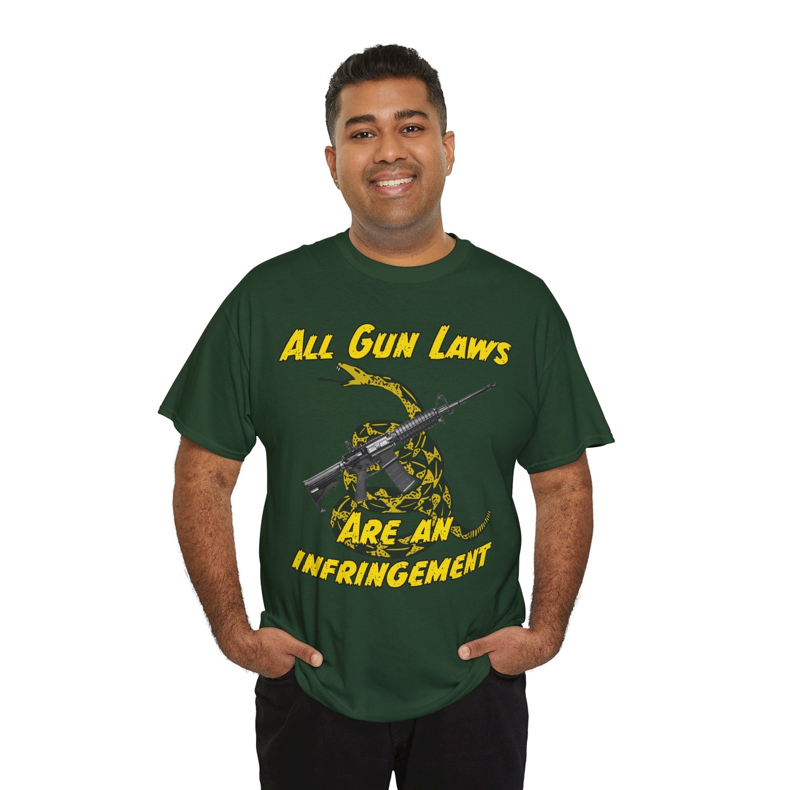 Judge Nap: All Gun Laws Are Infringements AR15 Gadsden T-Shirt