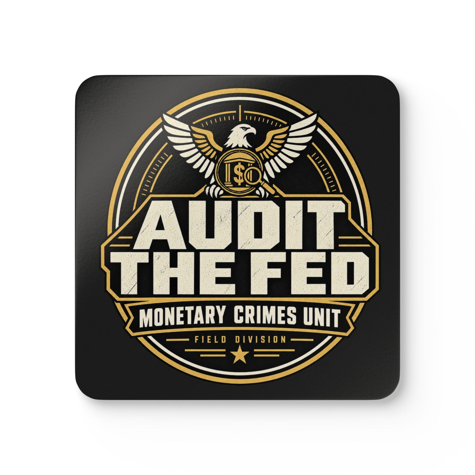 Audit The Fed Coaster Set (4) - 4LibertyShop.com