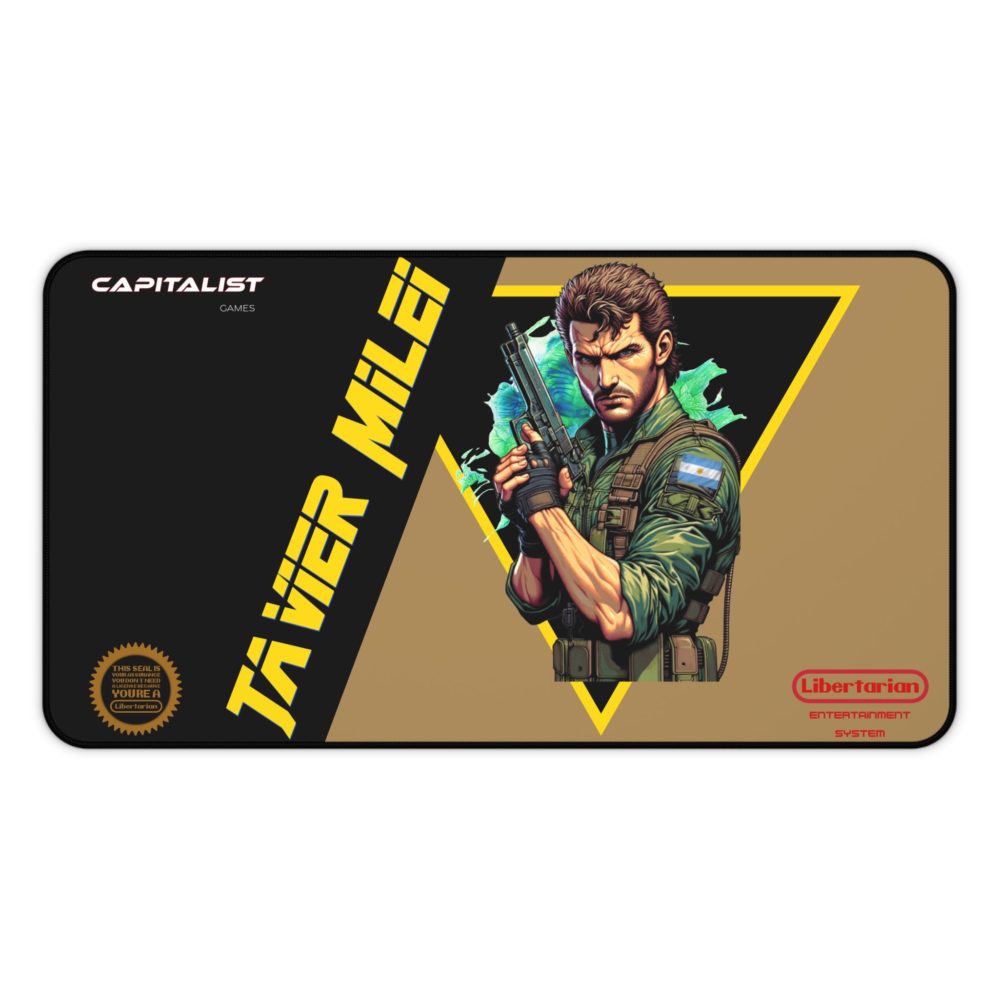 Javier Milei: Capitalist Commando Desk Mat