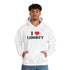 Judge Nap: I Heart Liberty Unisex Heavy Blend™ Hooded Sweatshirt