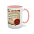 Walton & Johnson Dear England Funny 250th Anniversary Coffee Mug