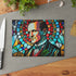 Calvin Coolidge Stained Glass Cutting Board - Premium Patriotic Kitchen Decor