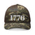 1776 Camo Trucker Hat — Embroidered Patriotic Mesh Cap