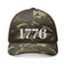 1776 Camo Trucker Hat — Embroidered Patriotic Mesh Cap