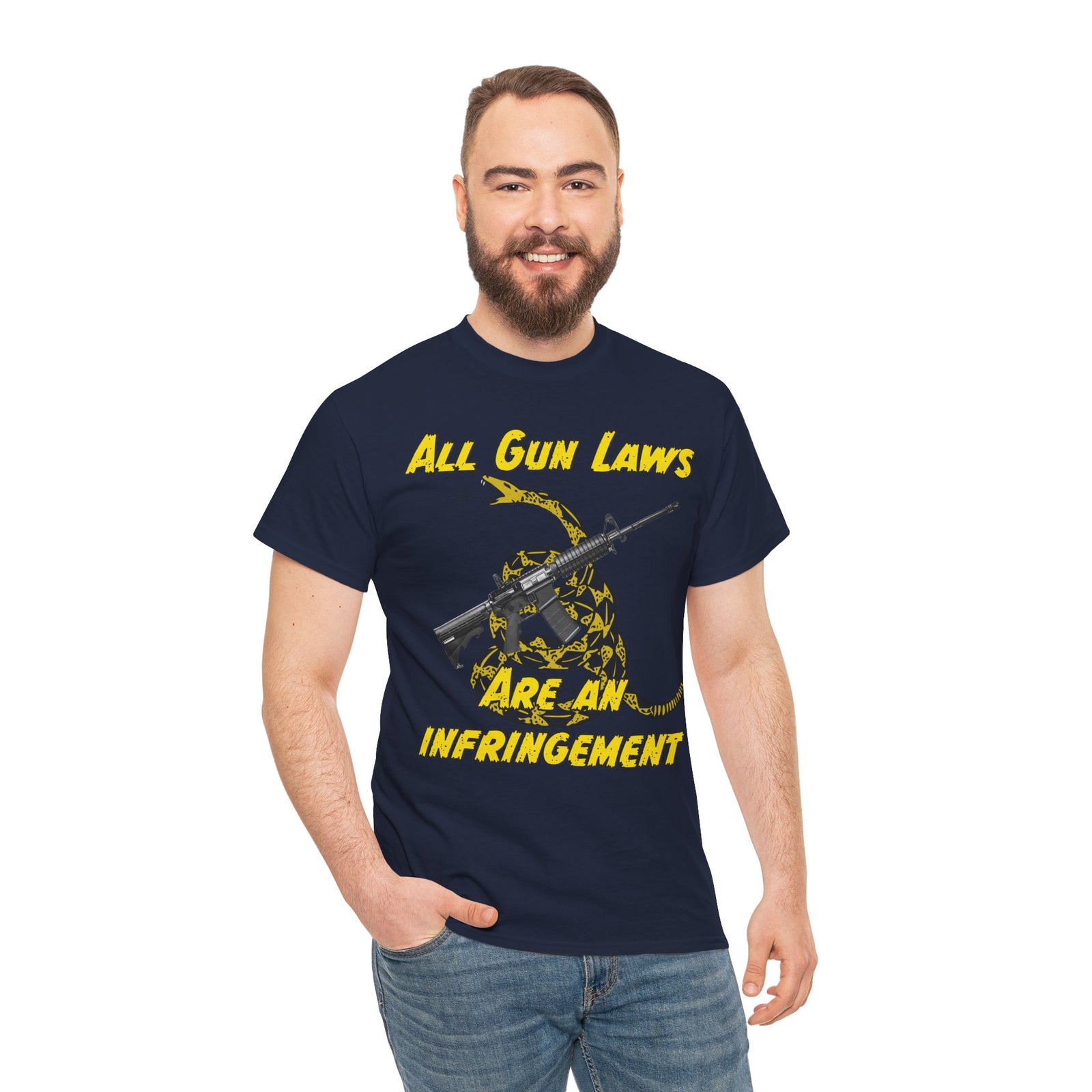 Judge Nap: All Gun Laws Are Infringements AR15 Gadsden T-Shirt
