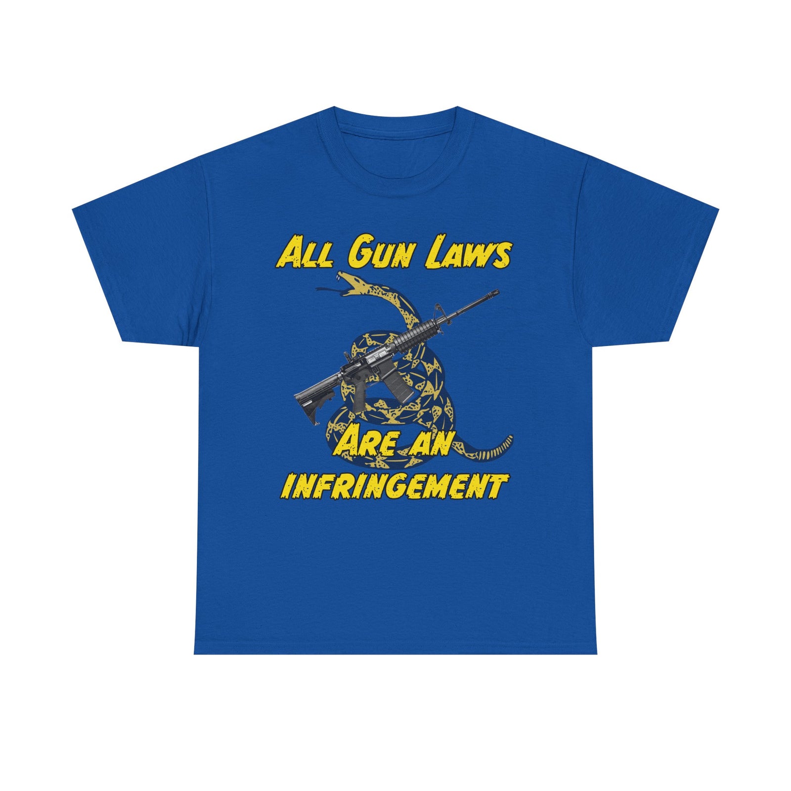 Judge Nap: All Gun Laws Are Infringements AR15 Gadsden T-Shirt