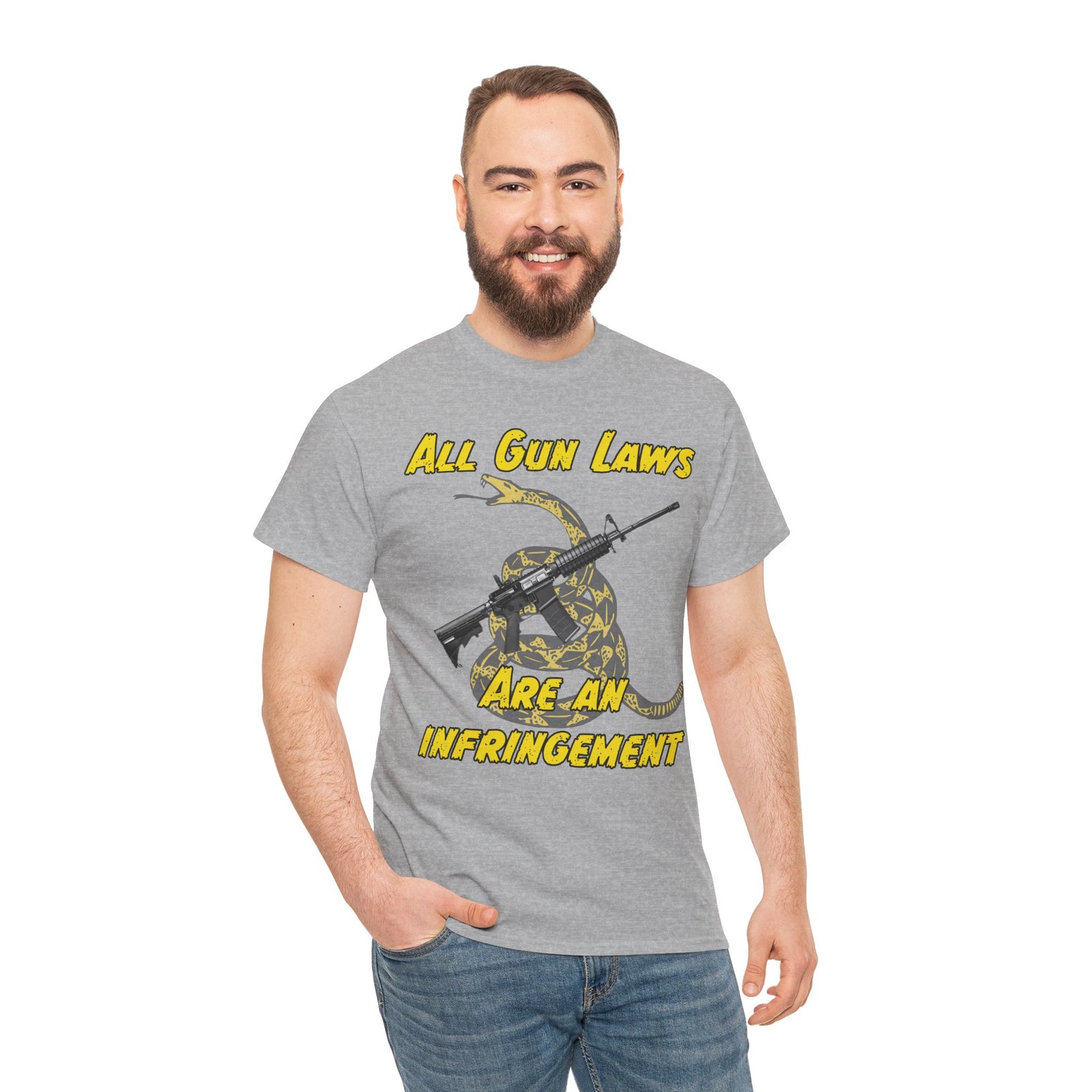 Judge Nap: All Gun Laws Are Infringements AR15 Gadsden T-Shirt