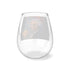 John Adams Stained Glass Wine Glass - Founding Fathers Stemless Wine Glass