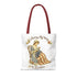 Sewing My Way to Freedom Tote Bag — Patriotic Quilter Gift