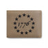 1776 Betsy Ross Stars Leather Wallet