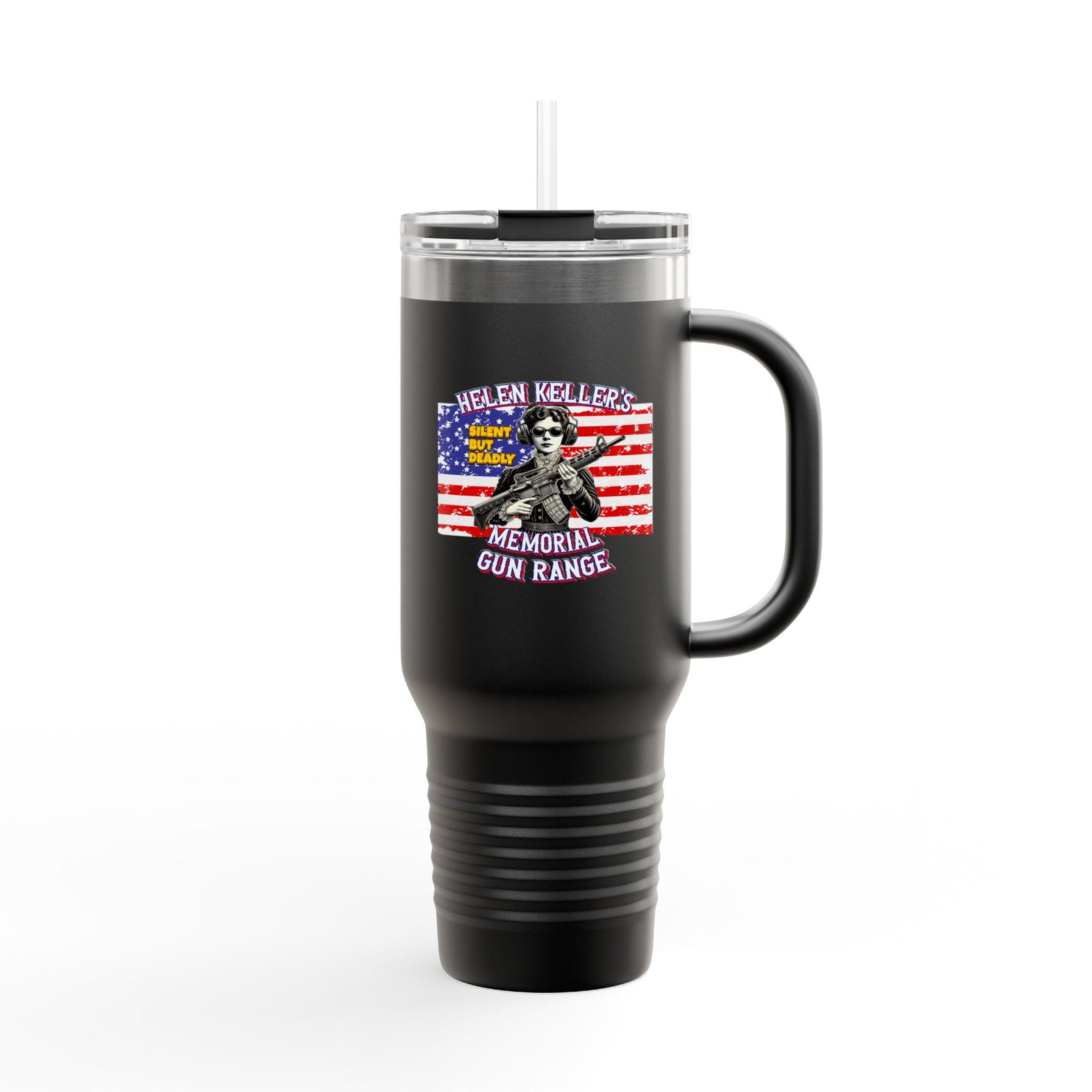 Walton & Johnson: Helen Keller 'Silent But Deadly' 40oz Tumbler