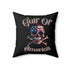 Walton & Johnson: Gulf of America Skull Pillow