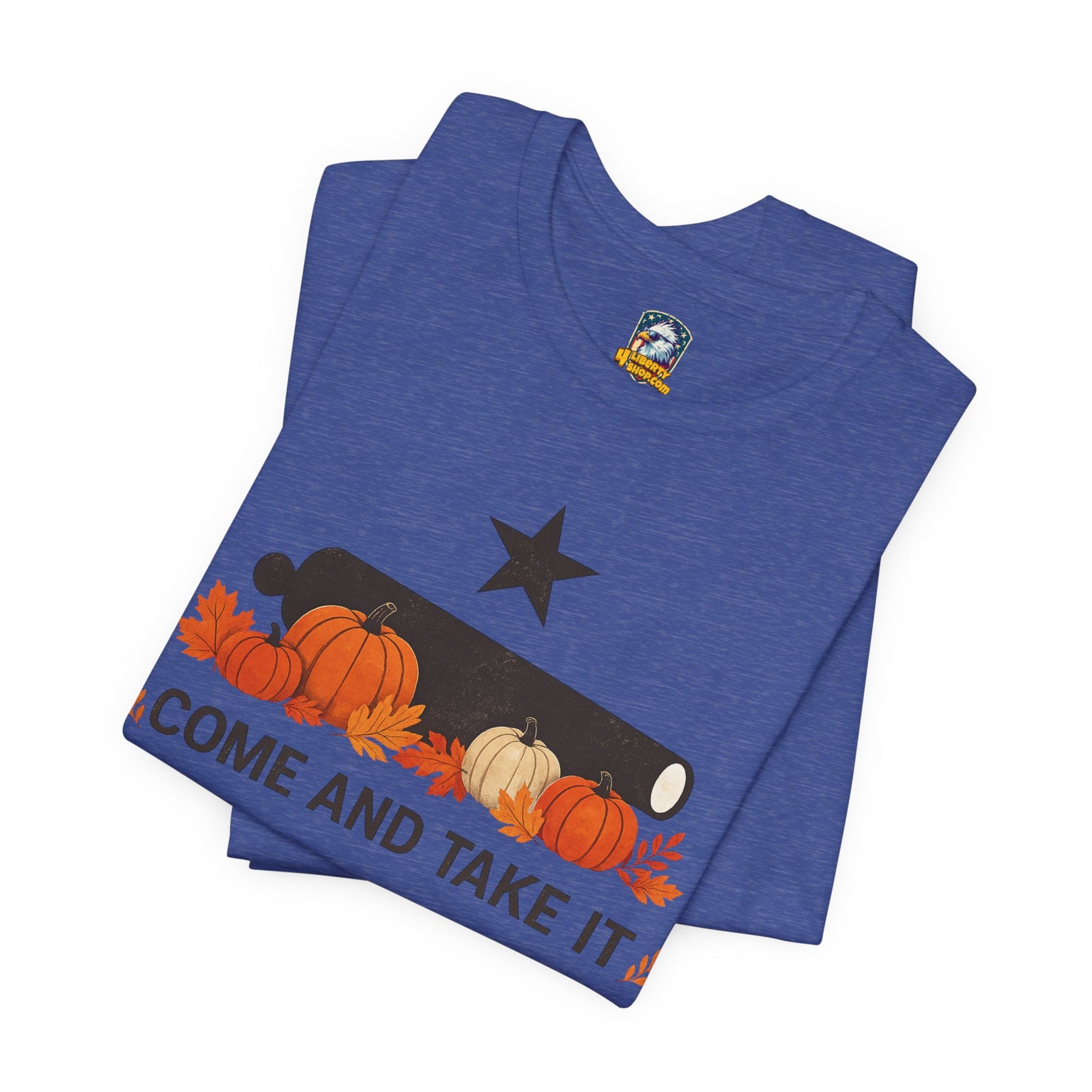 Come And Take It Pumpkin Cannon Tee — Fall Halloween Shirt - 4LibertyShop.com