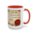 Walton & Johnson Dear England Funny 250th Anniversary Coffee Mug