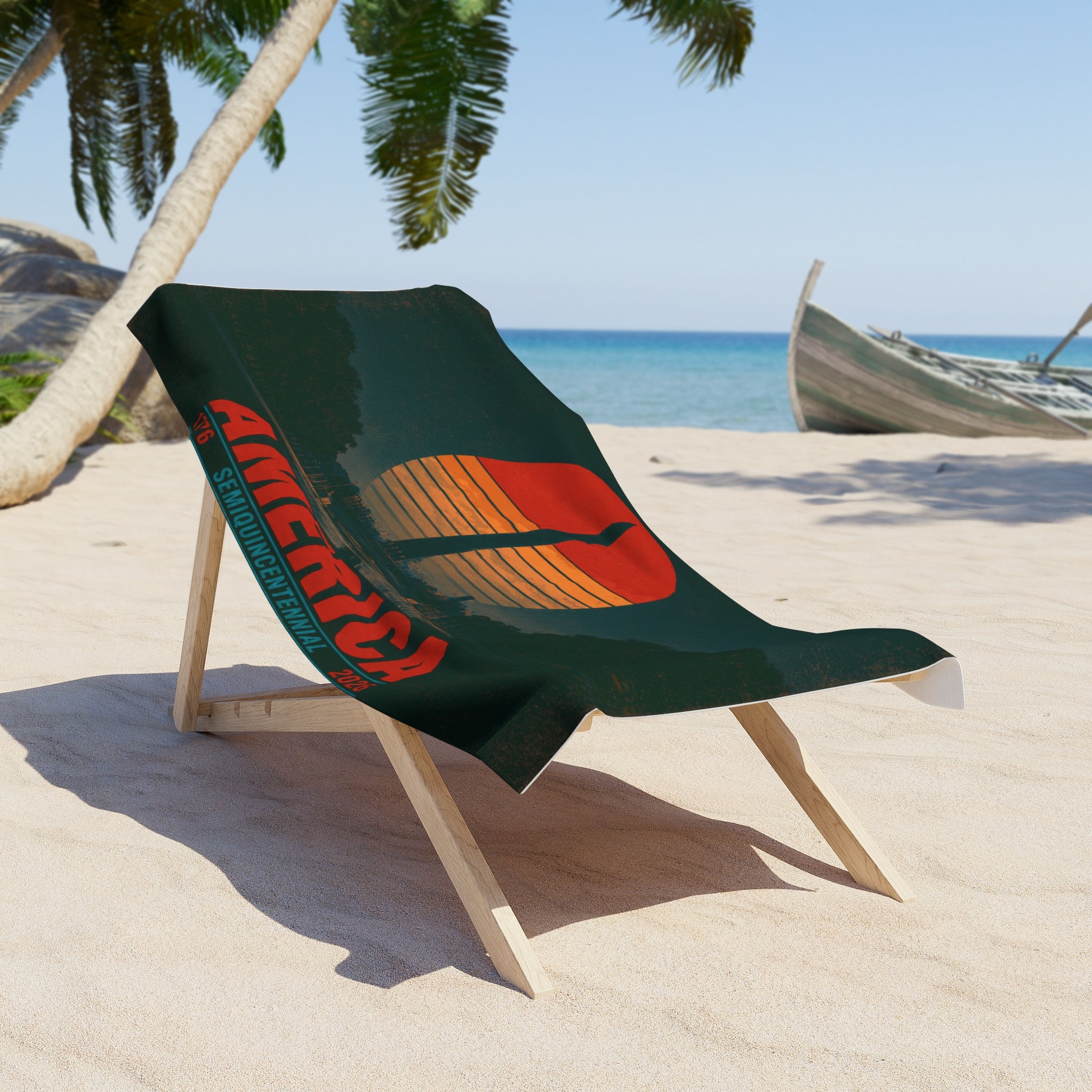 America 1776–2026 Semiquincentennial Beach Towel