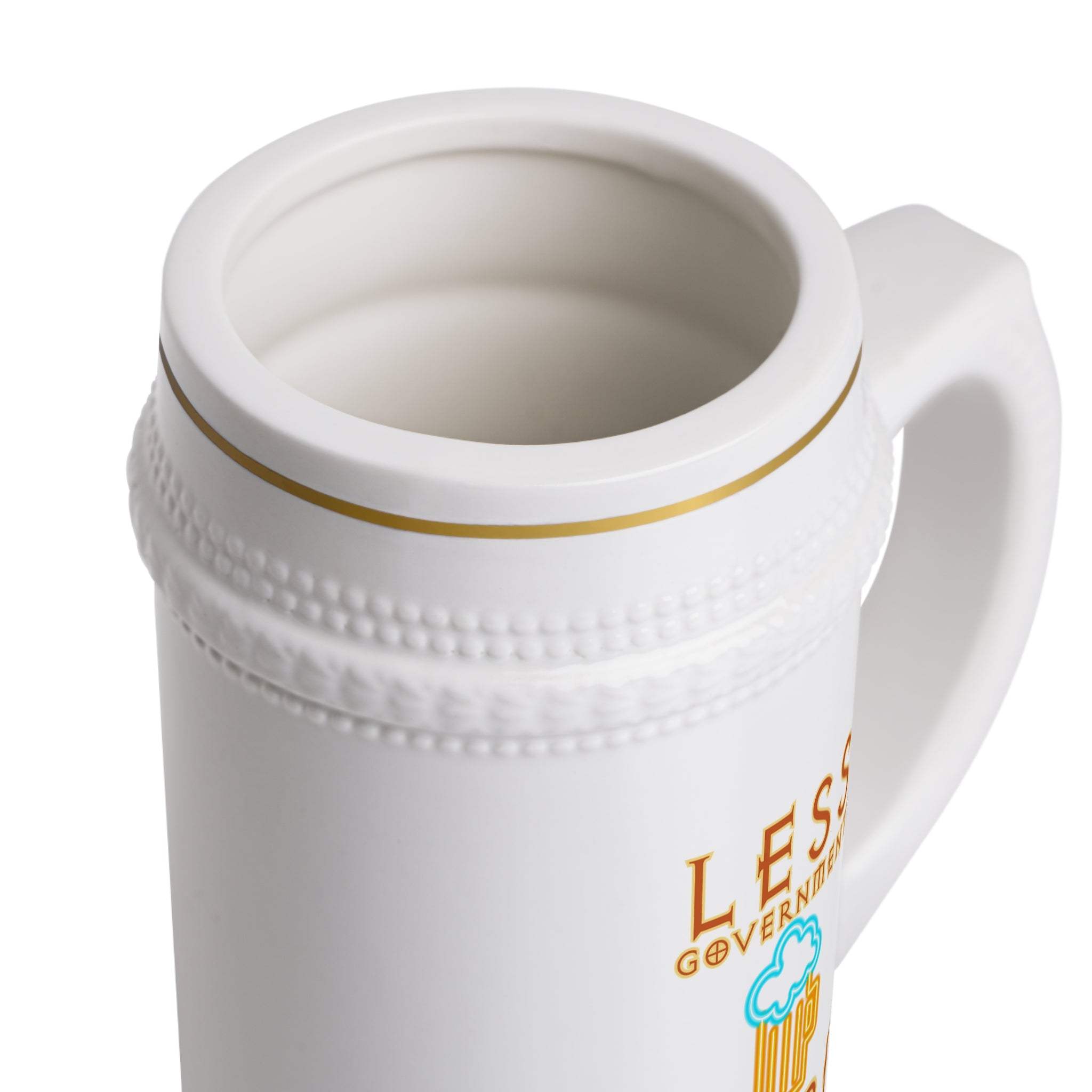 Less Government More Beer Stein Mug - Patriotic Beer Stein