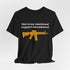 2nd Amendment Tee — "this is my emotional support amendment" Rifle Graphic T‑Shirt