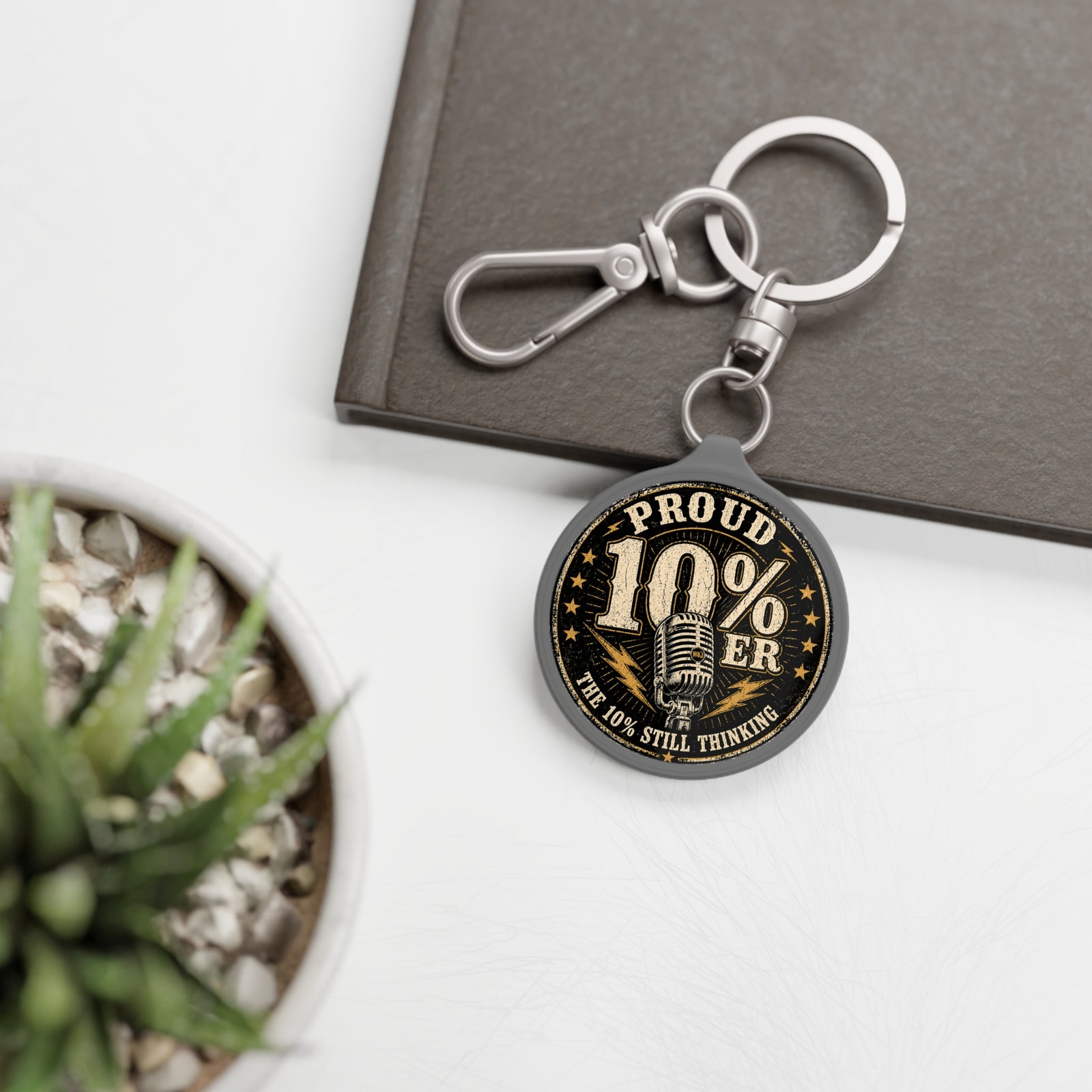 Walton & Johnson: Proud 10%er Keychain