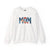 Embroidered Patriotic Mom Crewneck Sweatshirt