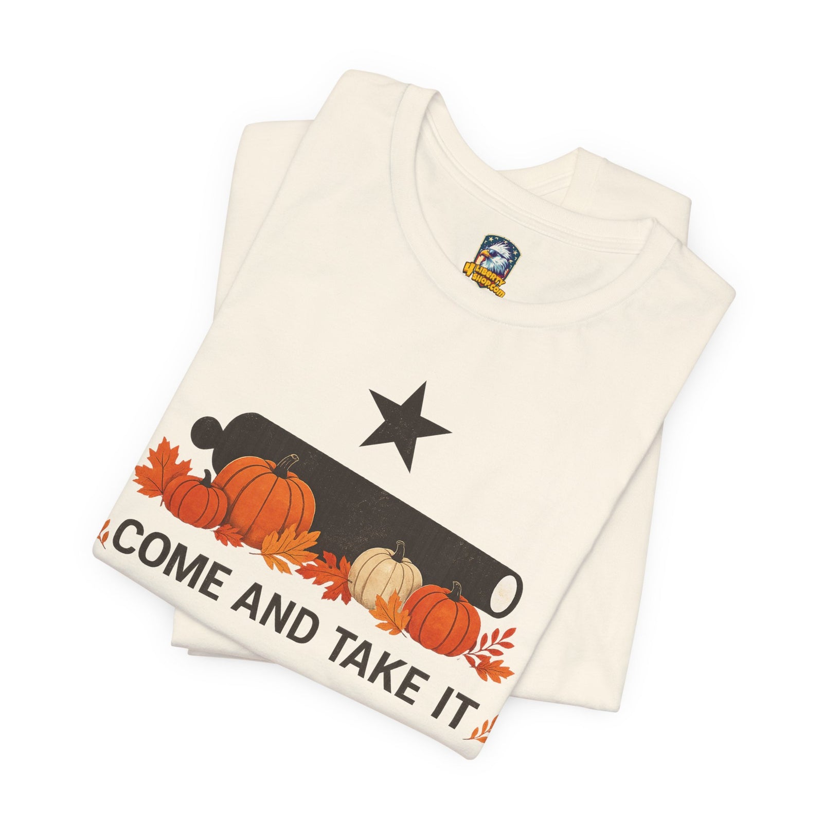 Come And Take It Pumpkin Cannon Tee — Fall Halloween Shirt - 4LibertyShop.com