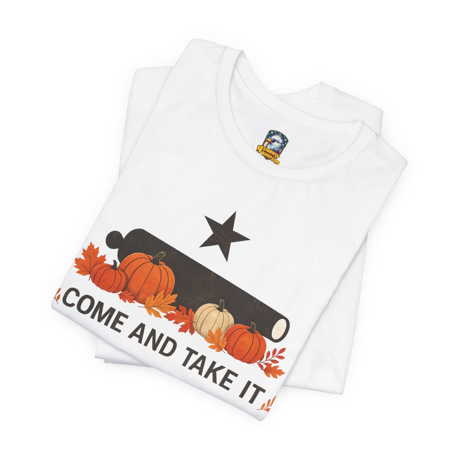 Come And Take It Pumpkin Cannon Tee — Fall Halloween Shirt - 4LibertyShop.com