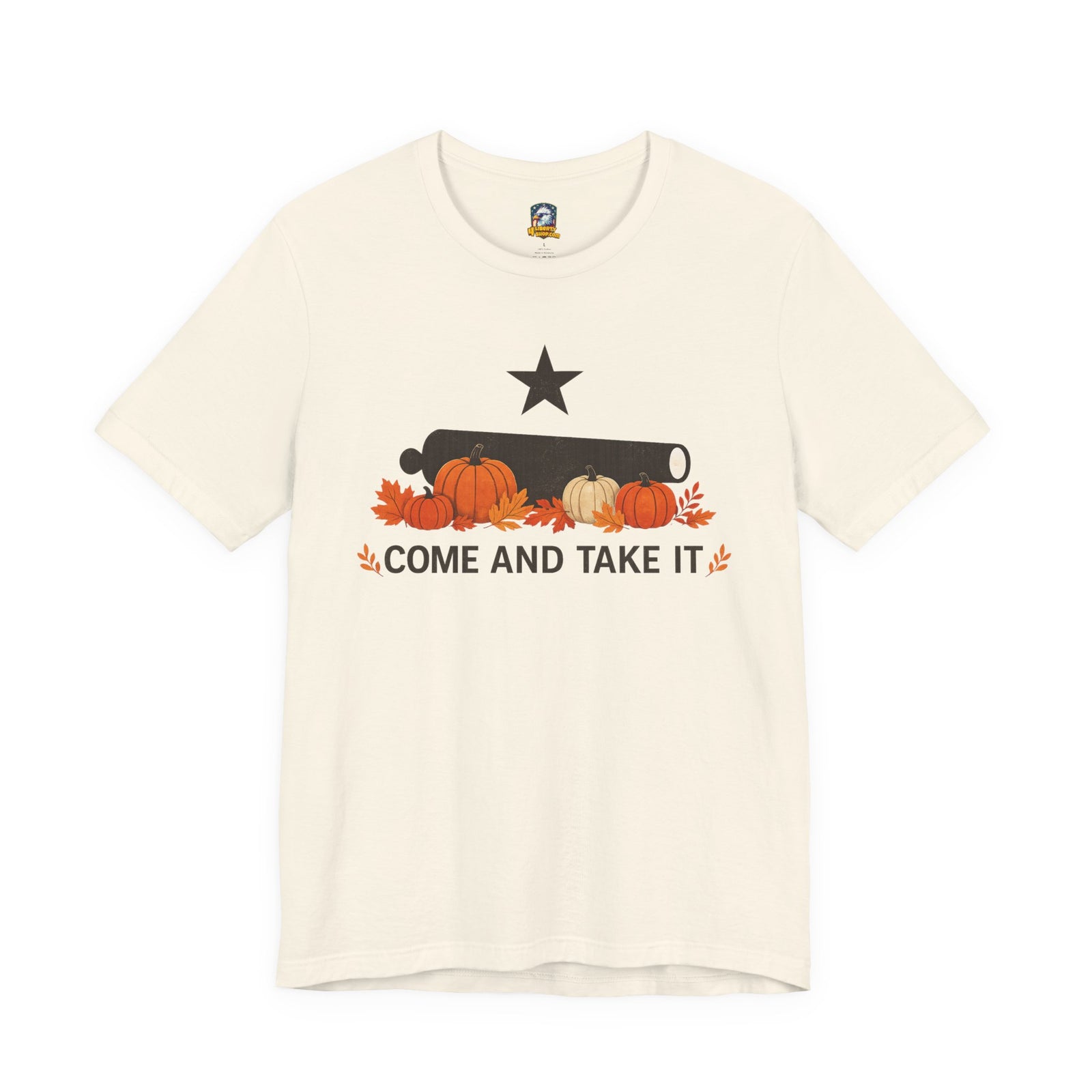 Come And Take It Pumpkin Cannon Tee — Fall Halloween Shirt - 4LibertyShop.com