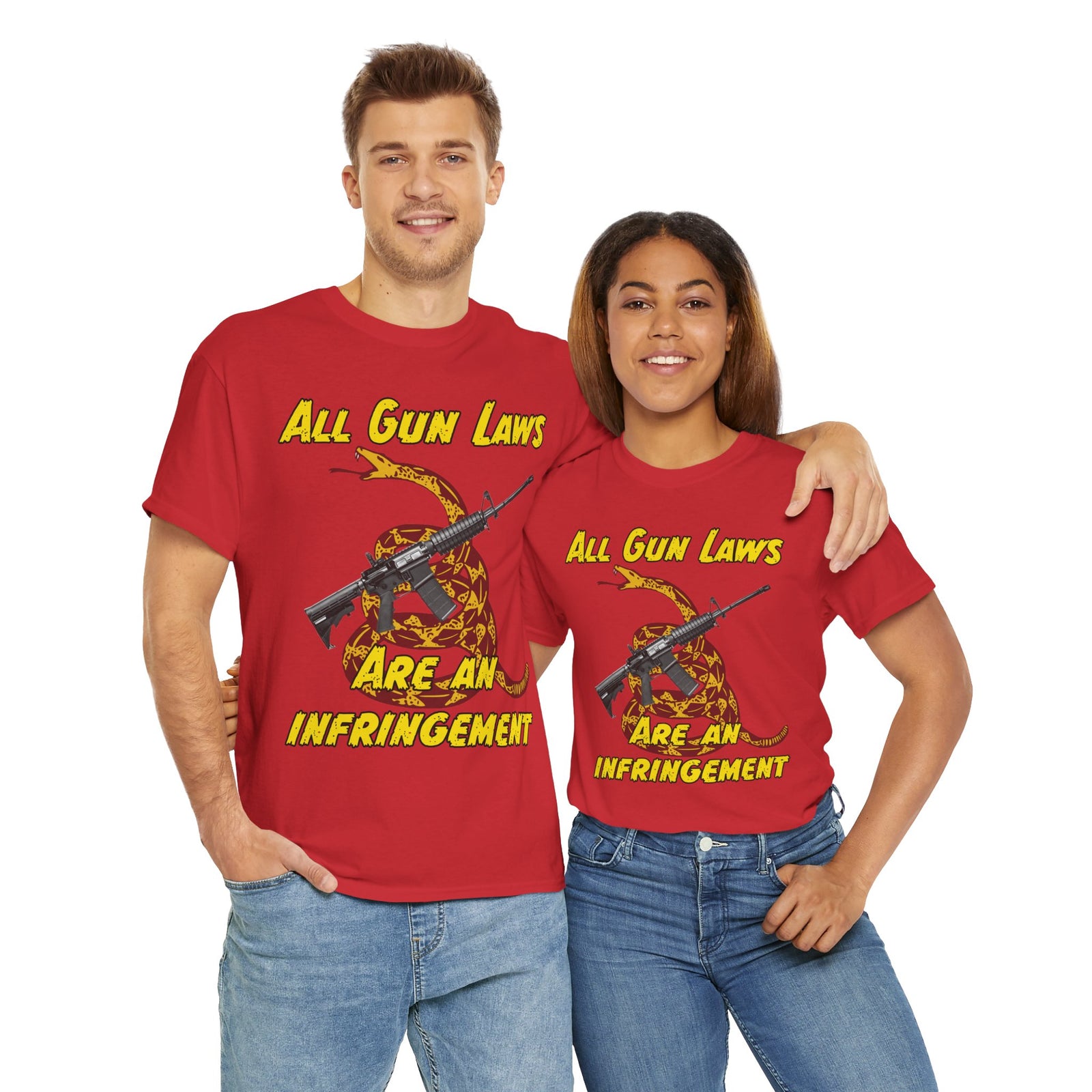 Judge Nap: All Gun Laws Are Infringements AR15 Gadsden T-Shirt