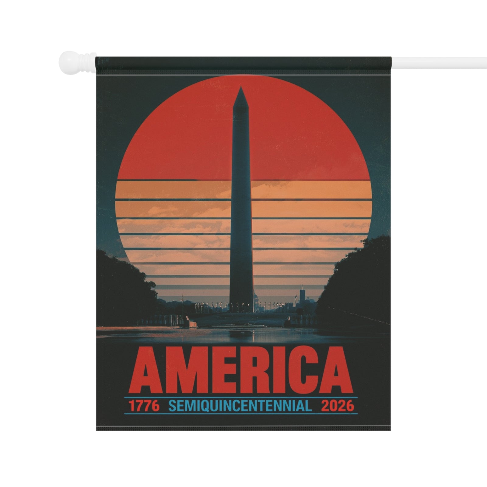 America 1776–2026 Semiquincentennial Garden Flag