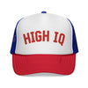 High IQ Trucker Cap — Funny Retro Mesh Hat
