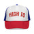 High IQ Trucker Cap — Funny Retro Mesh Hat