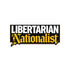 Libertarian Nationalist Sticker — Political Laptop Decal