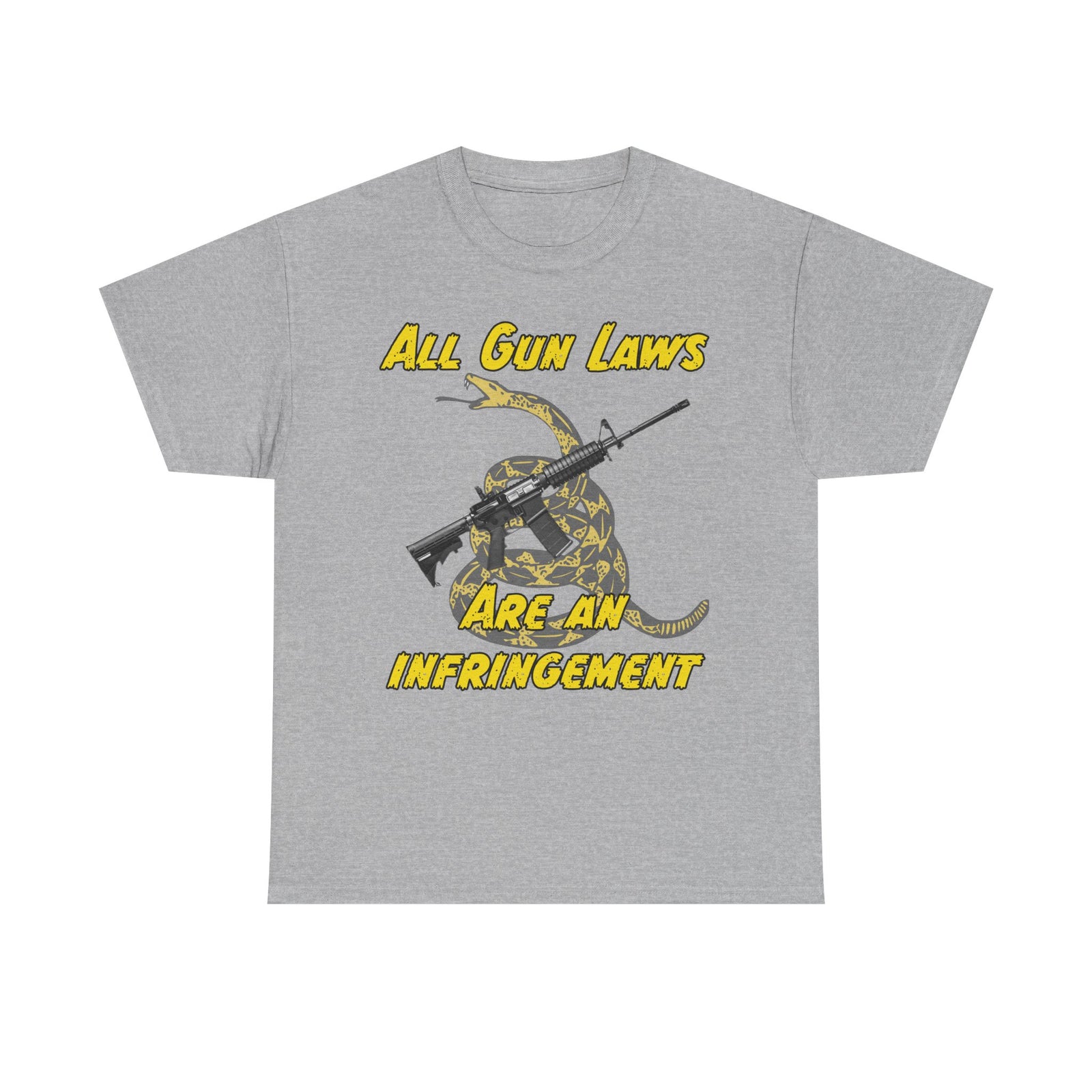Judge Nap: All Gun Laws Are Infringements AR15 Gadsden T-Shirt