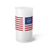 Frosted Beer Mug – 250th Anniversary Betsy Ross Flag Design