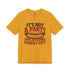 Funny Hot Dog T-Shirt — "It's Not a Party Until My Wiener Comes Out" Graphic Tee