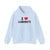 Judge Nap: I Heart Liberty Unisex Heavy Blend™ Hooded Sweatshirt