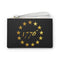 1776 Betsy Ross Stars Clutch Bag — Patriotic Gold Anniversary Wristlet