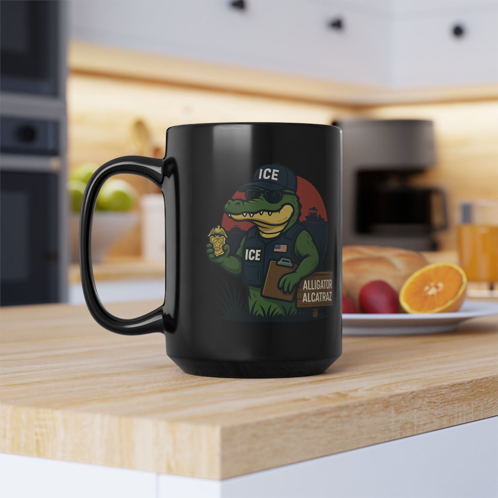Walton & Johnson: Alligator Alcatraz Mug (11oz,15oz)