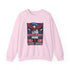 Crewneck Sweatshirt — "Less Government More Video Games" Patriotic Gamer Pullover