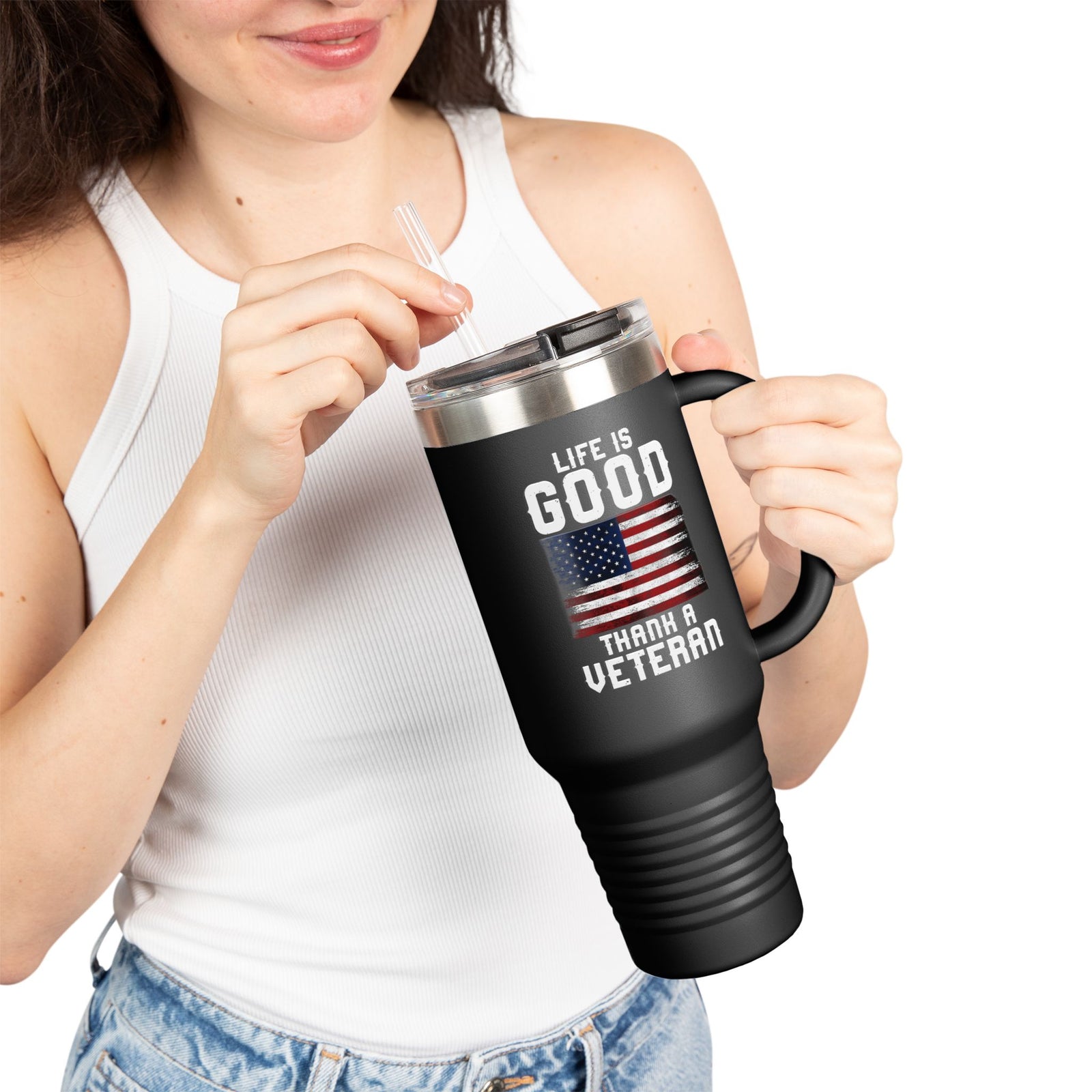 Walton & Johnson: Thank A Veteran Tumbler, 40oz