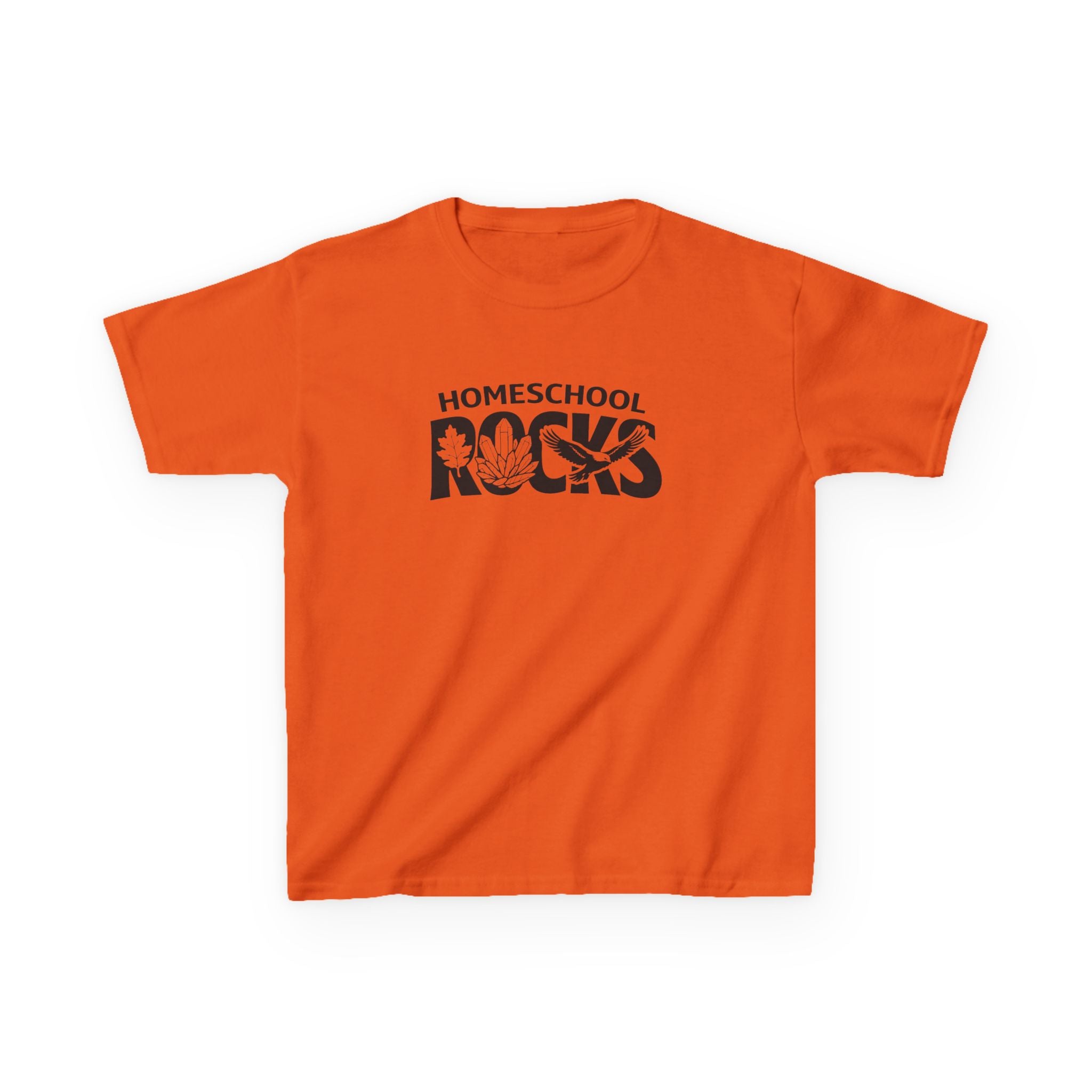Homeschool Workshop | Kids "Homeschool Rocks" Graphic Tee for Homeschool Families