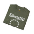 Liberty250 T-Shirt — Vintage Betsy Ross Star Circle Patriotic Tee