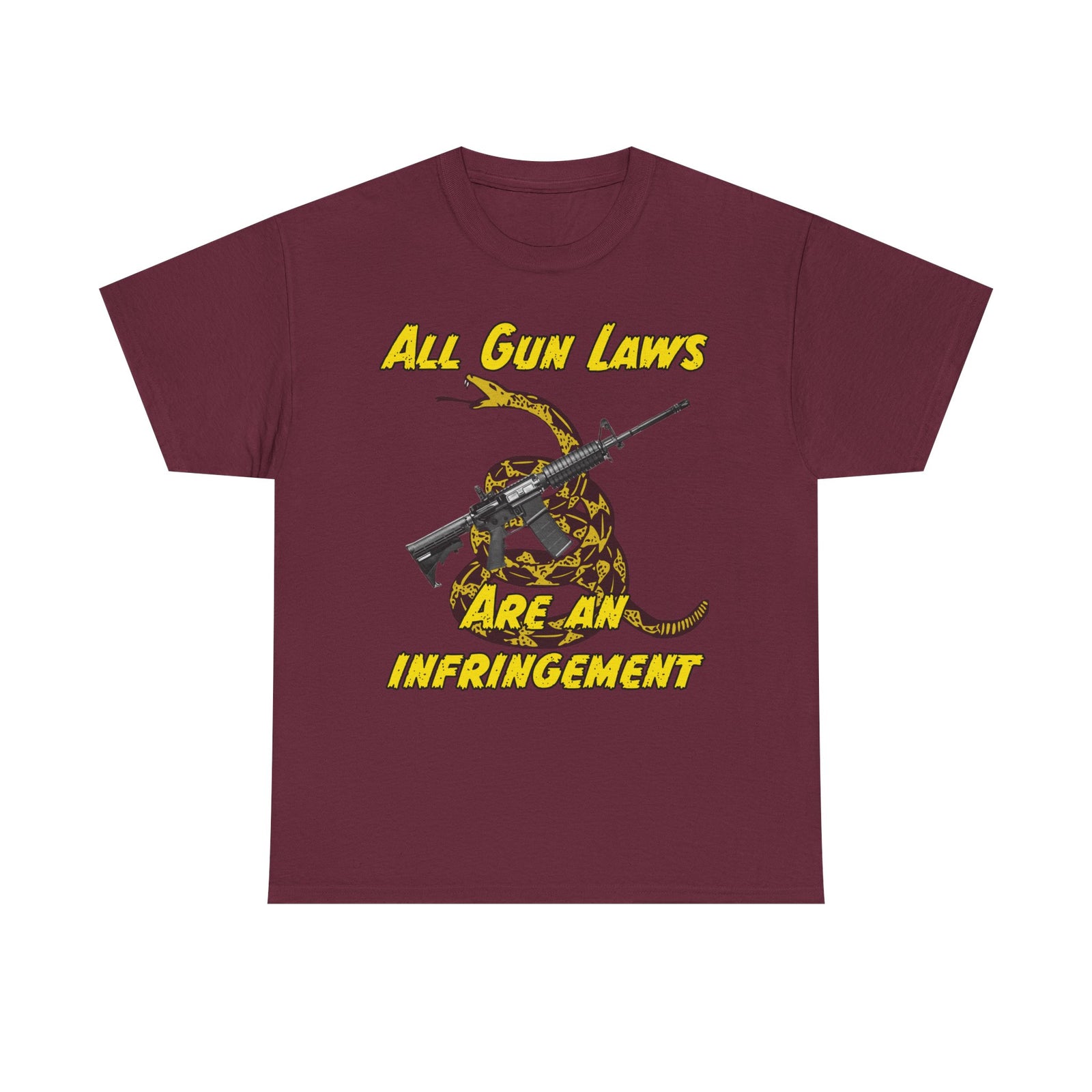 Judge Nap: All Gun Laws Are Infringements AR15 Gadsden T-Shirt