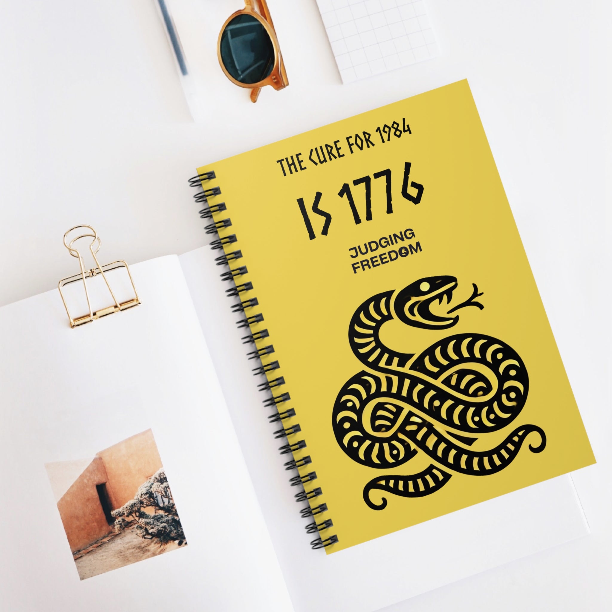 Judge Nap: The Cure For 1984 Spiral Notebook