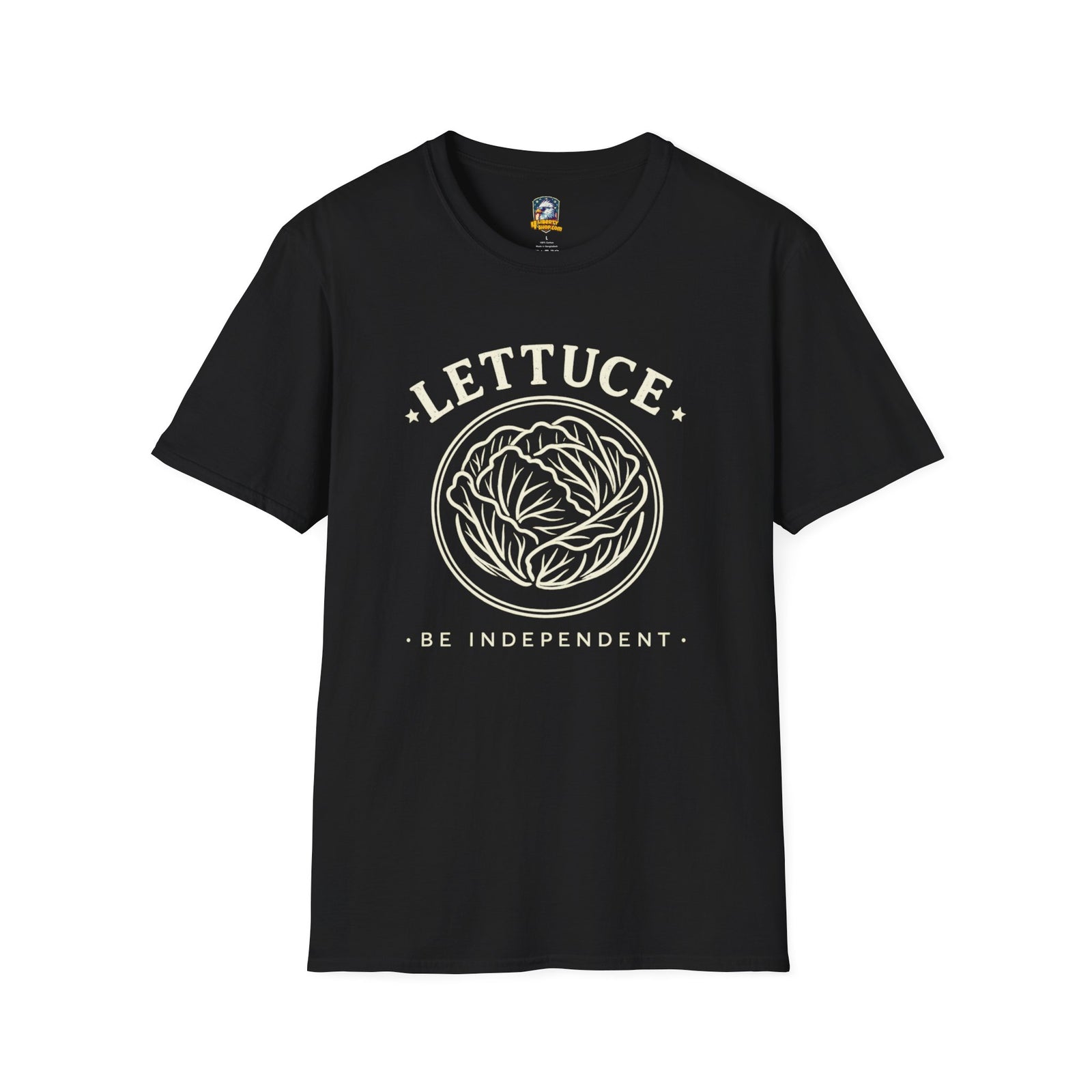 Lettuce Be Independent T-Shirt — Vintage Plant Graphic Tee