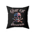 Walton & Johnson: Gulf of America Skull Pillow