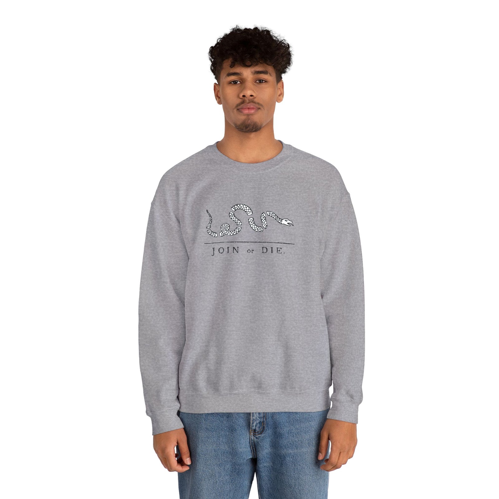 Join or Die Embroidered Sweatshirt